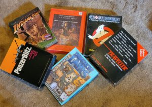 Old boxed editions of RPGs.