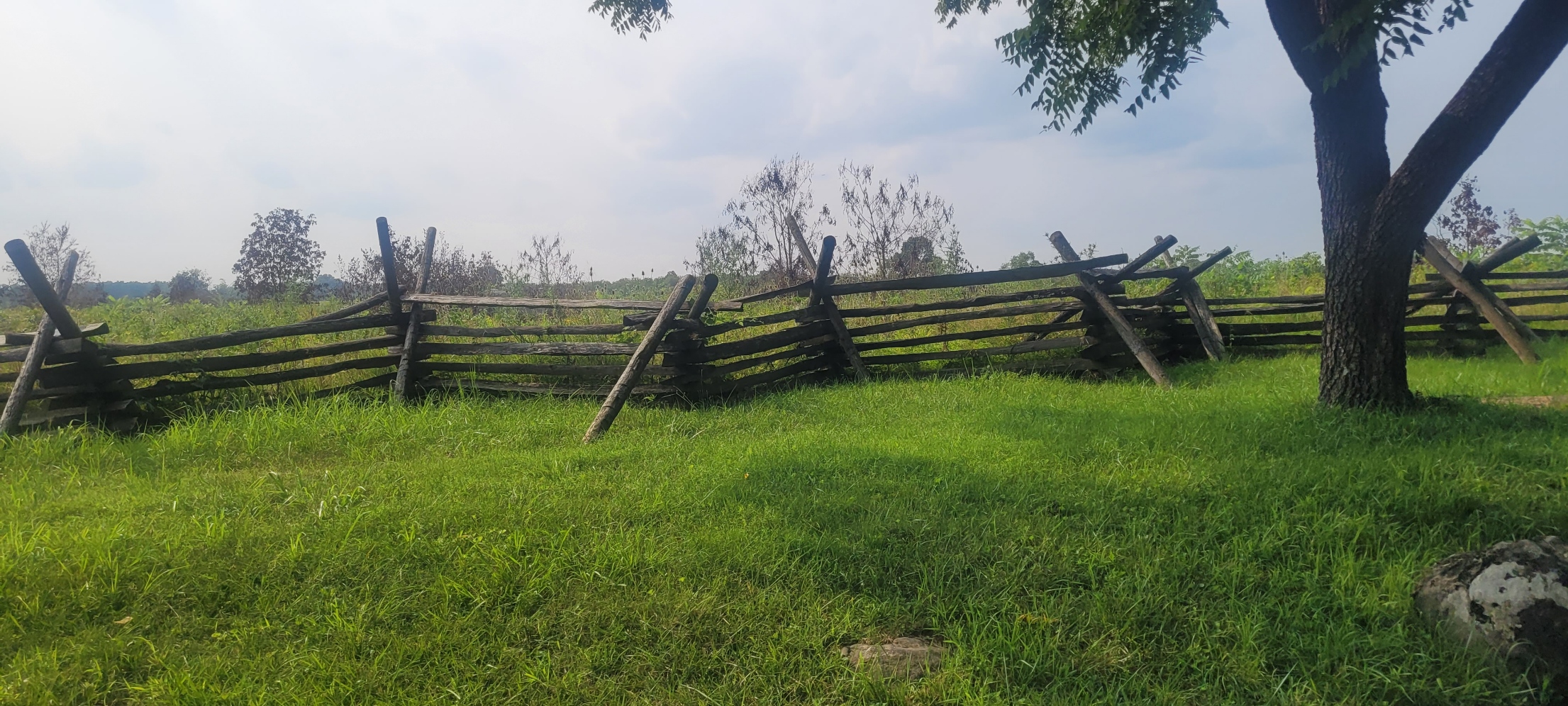 An old fence row at Gettysburg, PA.
